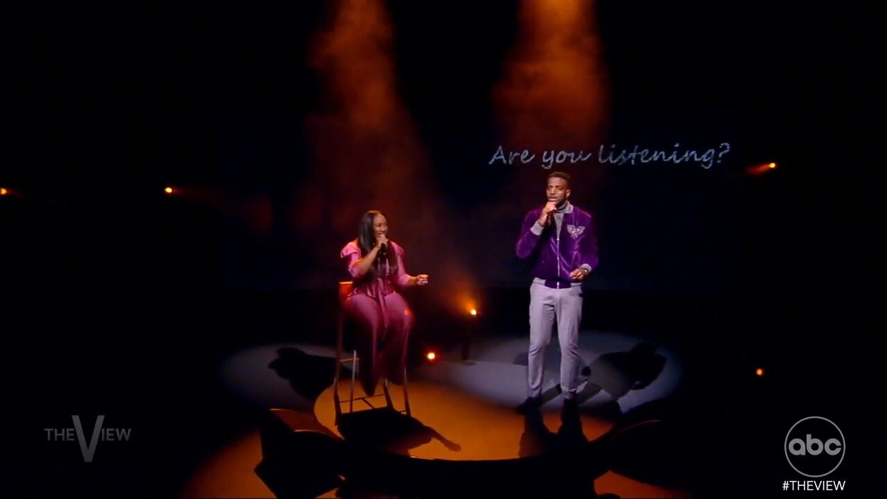 J. Ivy and Tarrey Torae perform on The View